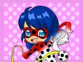 Peli Chibi Dottedgirl -värityskirja  verkossa