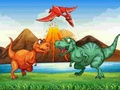 Peli Värikkäät dinosaurukset -ottelu 3  verkossa