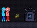 Peli Punainen ja sininen Stickman köysi  verkossa