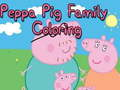 Peli Peppa Pig -perheen värityskirja  verkossa