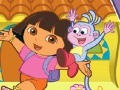 Peli Dora Explorer saavuttaa saappaat  verkossa