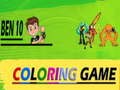 Peli Ben 10 väritys  verkossa