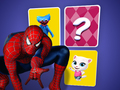 Peli Spiderman -muistikortti vastaa verkossa