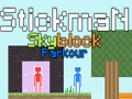 Peli Stickman Skyblock Parkour verkossa