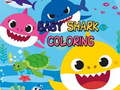 Peli Baby Shark väritys  verkossa