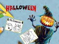 Peli Halloween värityskirja  verkossa
