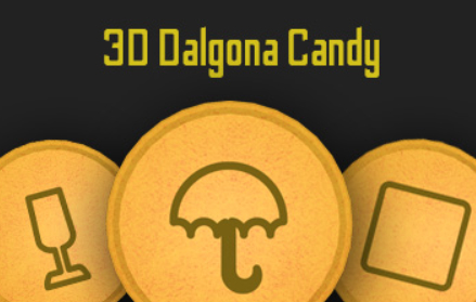 Peli 3D Dalgona karkkia  verkossa