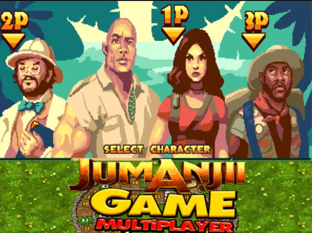 Peli Jumanji-pelin moninpeli  verkossa