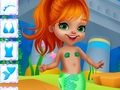 Peli Mermaid paperinukke pukeutua  verkossa