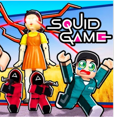 Peli Noobs ja Squid Challenge verkossa