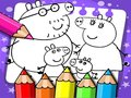 Peli Peppa Pig värityskirja  verkossa