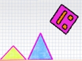 Peli Geometria Dash Paper Huomautus  verkossa