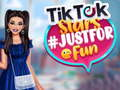Peli Tiktok -tähdet #justforfun verkossa