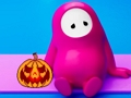 Peli Fall Guys Halloween -värityskirja  verkossa