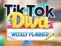 Peli Tiktok diva viikoittainen suunnittelija verkossa