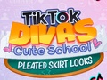 Peli TikTok Divas Söpöjä koulun laskostettuja hameita  verkossa