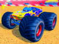 Peli Monster -kuorma -auto offroad -temppuja verkossa