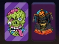 Peli Halloween Monsters -muisti verkossa