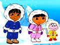Peli Dora Löydä 5 eroa  verkossa