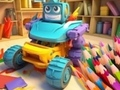 Peli Värityskirja: Transforming Car Robot  verkossa