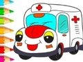 Peli Värityskirja: Ambulanssi  verkossa