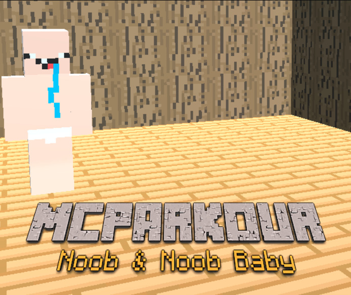 Peli MC Parkour Noob ja Noob vauva verkossa