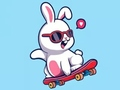 Peli Värityskirja: Rabbit Skateboard  verkossa