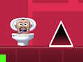 Peli Geometry Dash Skibidi WC  verkossa
