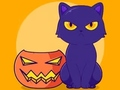 Peli Värityskirja: Halloween Cat  verkossa