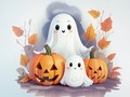 Peli Värityskirja: Halloween Ghosts  verkossa
