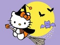 Peli Värityskirja: Kitty Halloween  verkossa