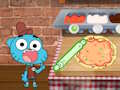 Peli Gumball Pizza Frenzy verkossa