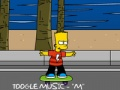 Peli Bart Simpsonin rullalautailu  verkossa