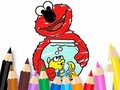 Peli Värityskirja: Elmo Uusi ystävä  verkossa