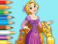 Peli Värityskirja: Prinsessa Rapunzel  verkossa