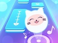 Peli Musiikkikissa! Piano Tiles Peli 3D  verkossa