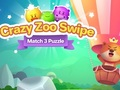Peli Hullu Zoo Swipe Match 3 -palapeli  verkossa