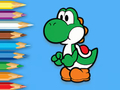 Peli Värityskirja: Yoshi Fishing Time  verkossa