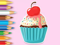 Peli Värityskirja: Apple Cupcake  verkossa