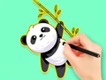 Peli Värityskirja: Panda Eat Bamboo  verkossa