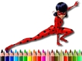 Peli Takaisin kouluun Lady Bug -värjäys  verkossa