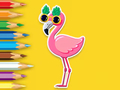 Peli Värityskirja: Flamingo  verkossa