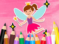 Peli Värityskirja: Little Pretty Fairy  verkossa