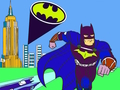 Peli Batman sarjakuva väritys  verkossa