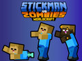 Peli Stickman vs zombies Worldcraft verkossa
