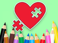 Peli Värityskirja: BTS Heart Jigsaw  verkossa