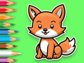 Peli Värityskirja: Baby Fox  verkossa