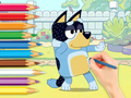 Peli Värityskirja: Bluey ja Bingo  verkossa