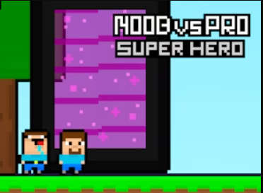 Peli Noob vs pro super sankari verkossa