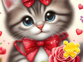 Peli Palapeli: Rose Cat  verkossa